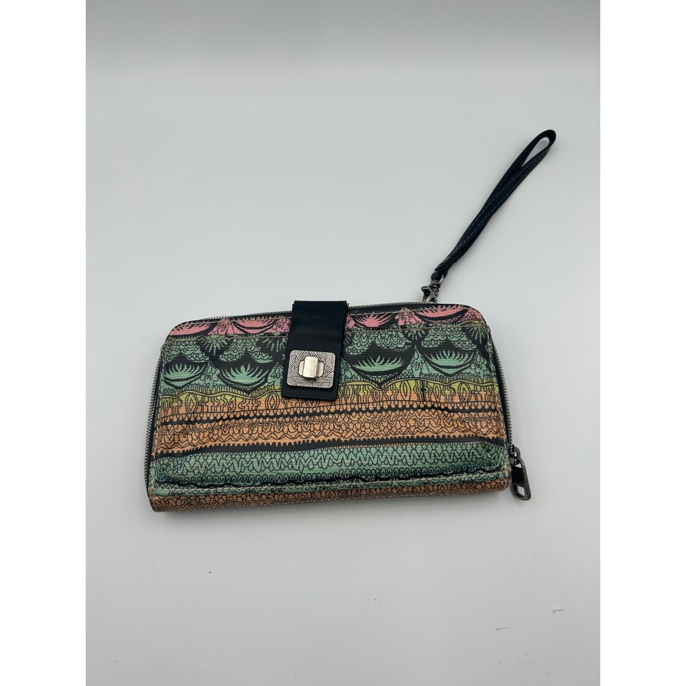 Sakroots Artist Circle Large Smartphone Wristlet Multicolor Boho Tribal B721
